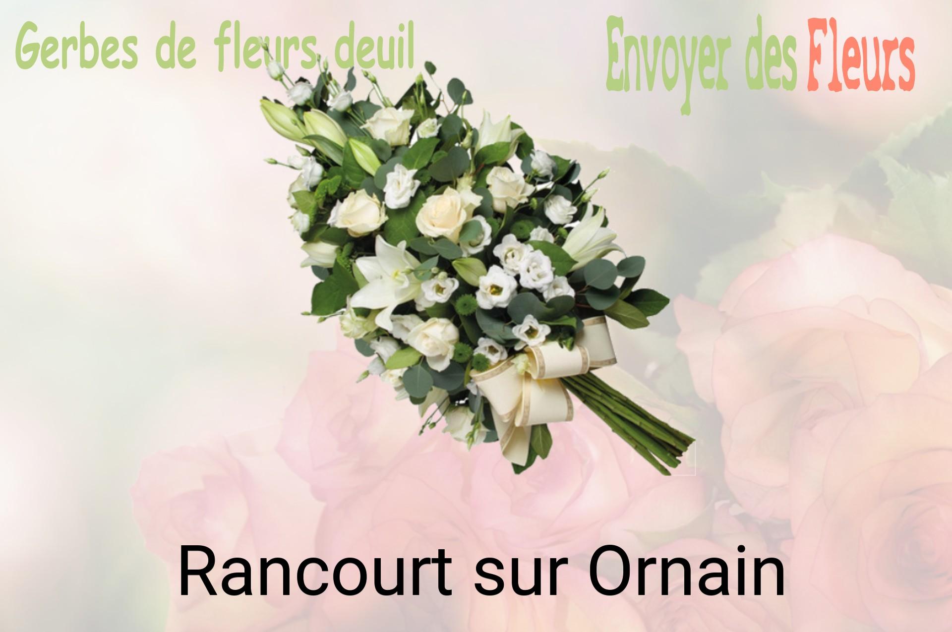 Gerbe de fleurs de deuil livrée à Rancourt-sur-Ornain